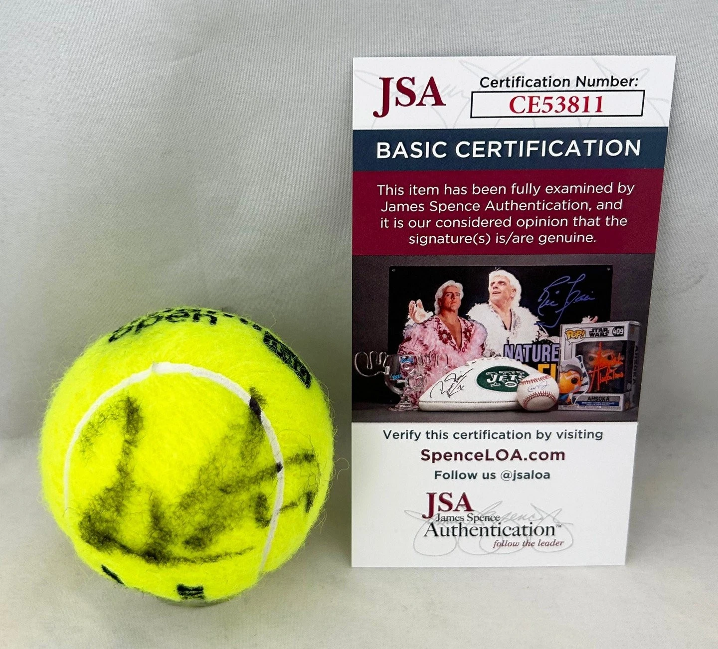 Jakub Mensik Signed Tennis Ball Miami Open 1st Win JSA COA