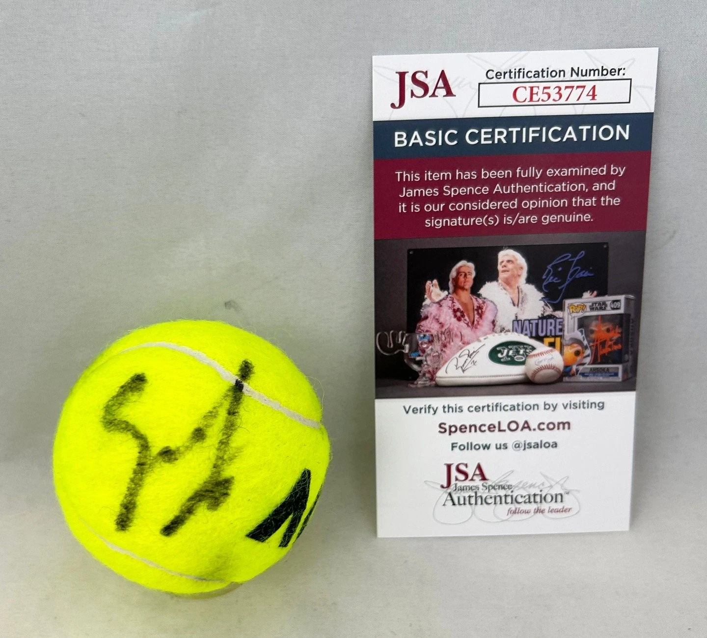Aryna Sabalenka Signed Tennis Ball Australian Open JSA 3 COA