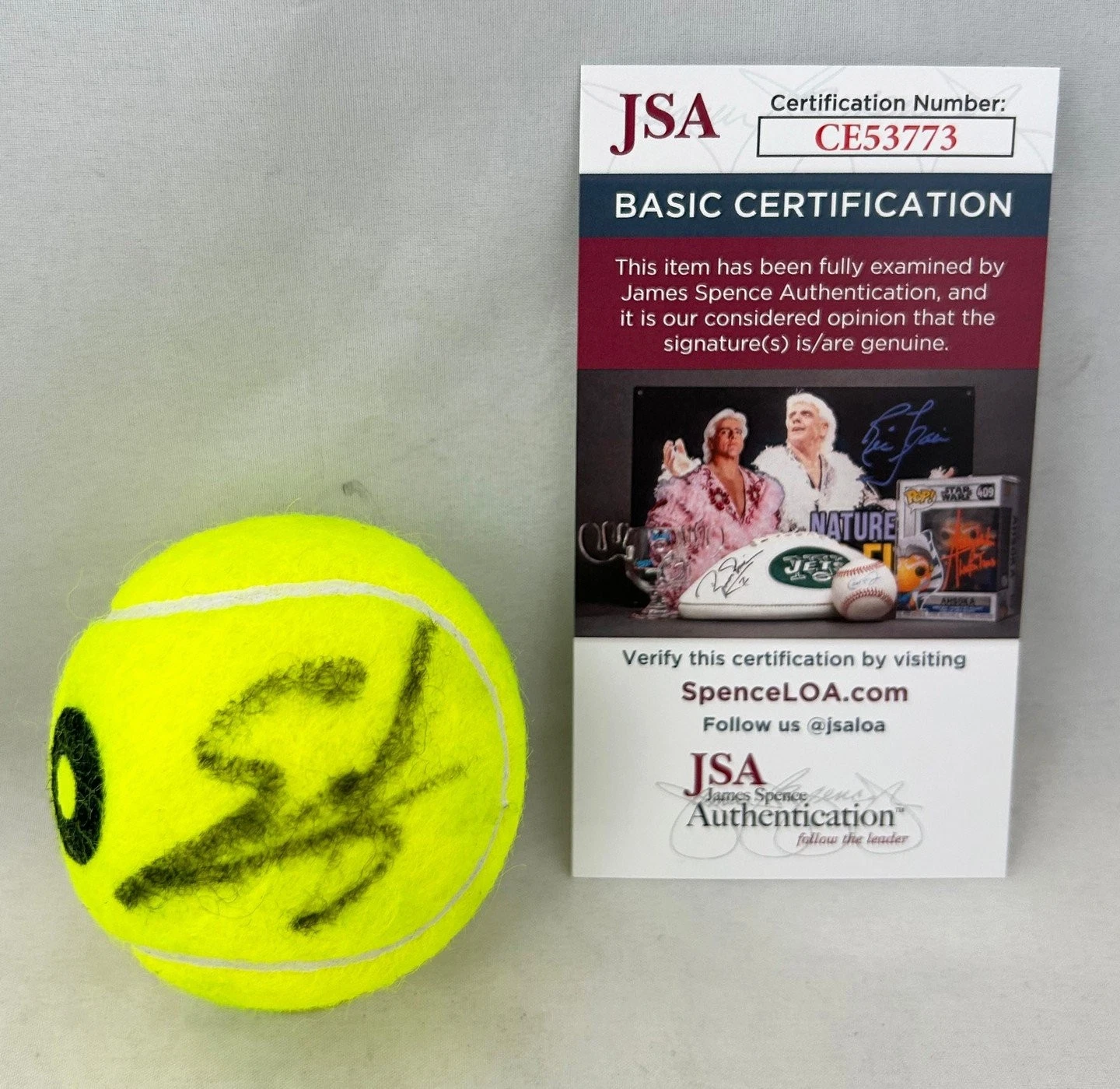 Aryna Sabalenka Signed Tennis Ball Australian Open JSA 2 COA