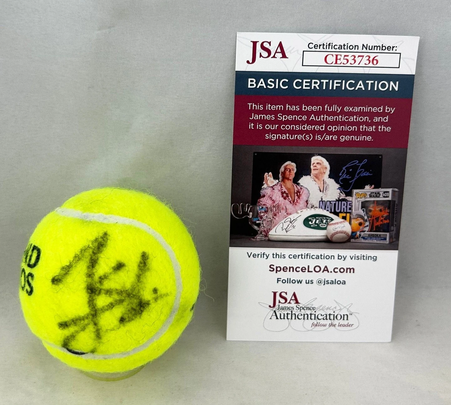 Francesca Schiavone Signed Tennis Ball Roland Garros French Open JSA COA