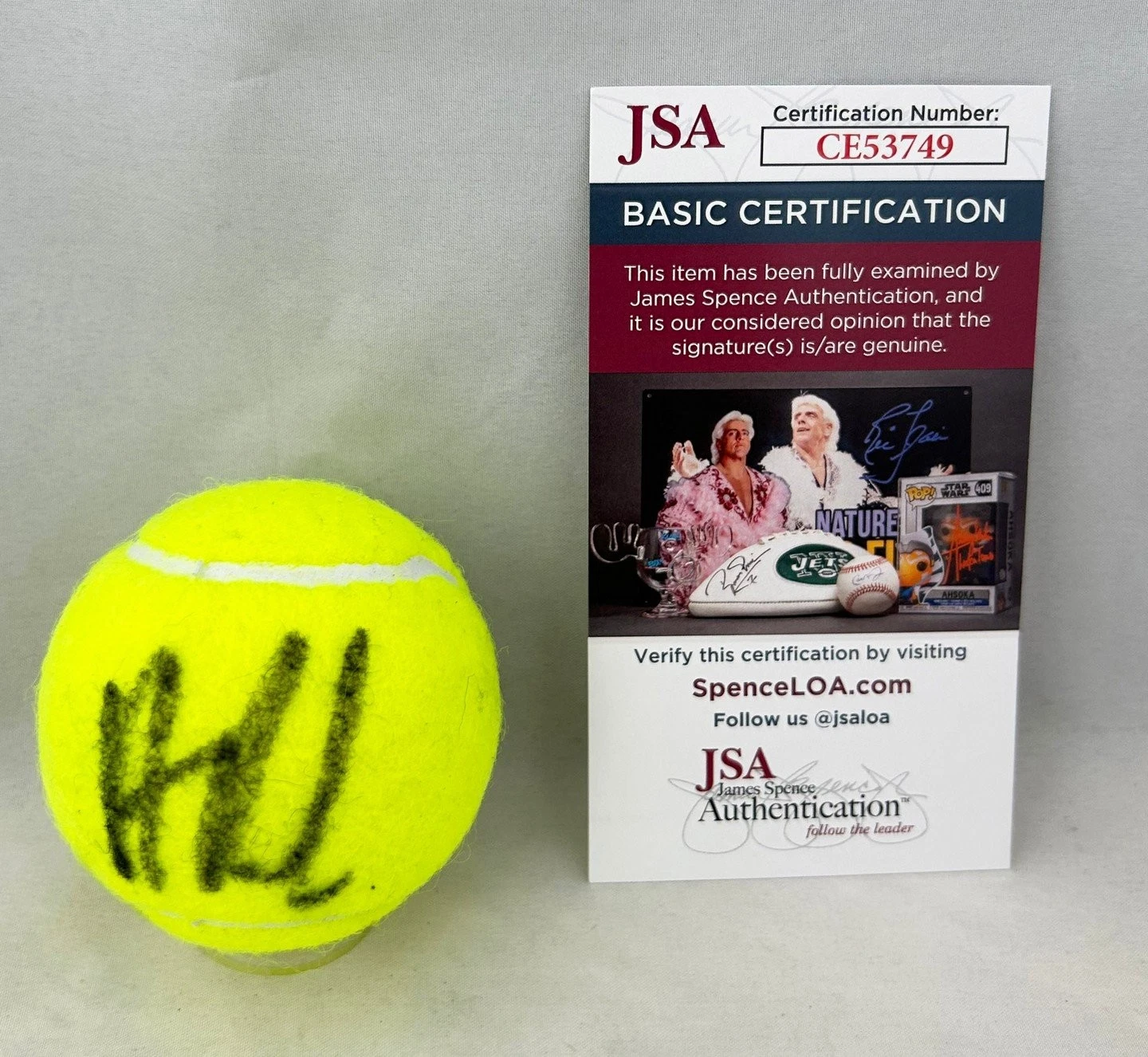 Agnieszka Radwanska Signed Tennis Ball JSA COA