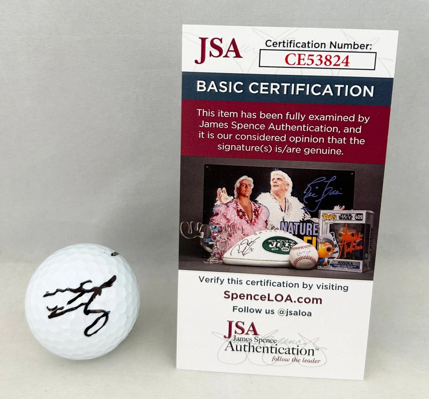 Donald Trump Jr Signed Golf Ball JSA COA