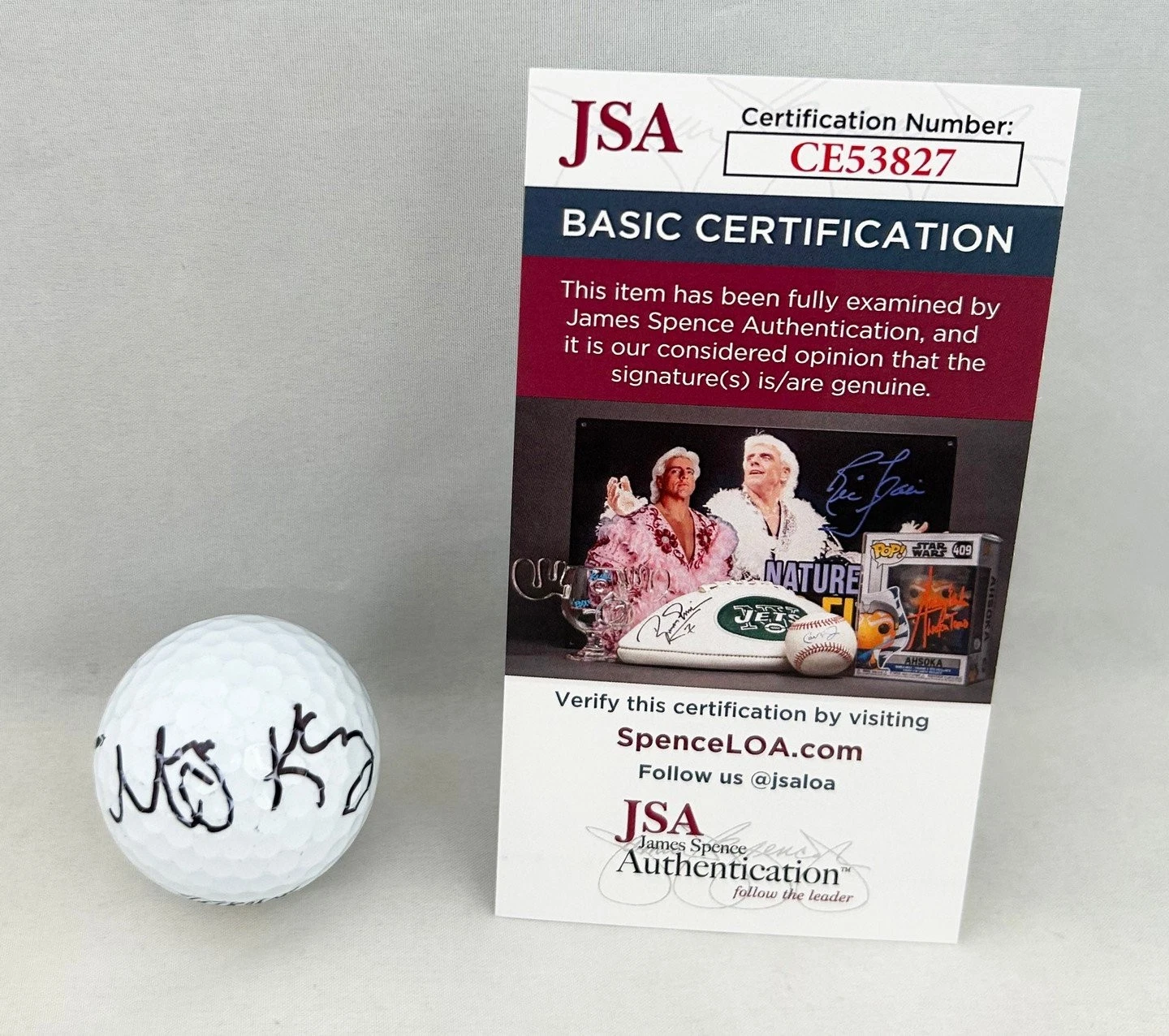 Megan Khang Signed Golf Ball JSA COA
