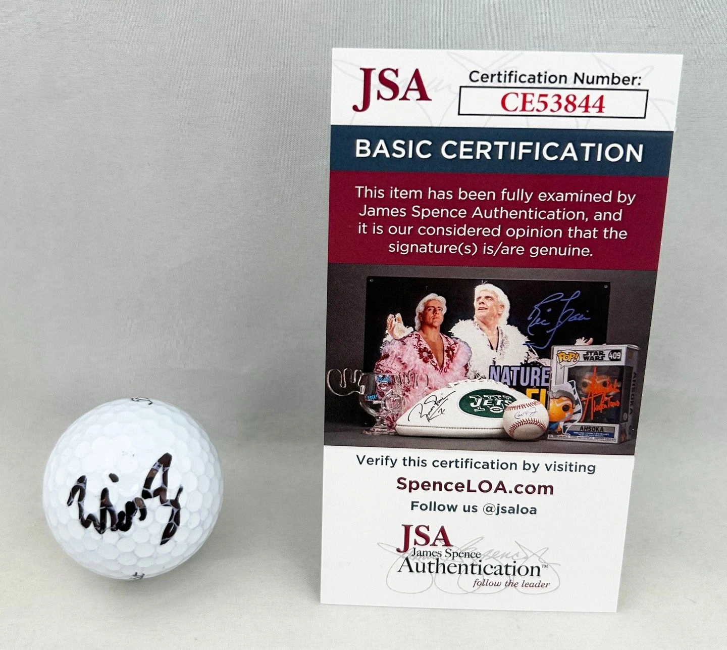 Will Zalatoris Signed Golf Ball JSA 1 COA