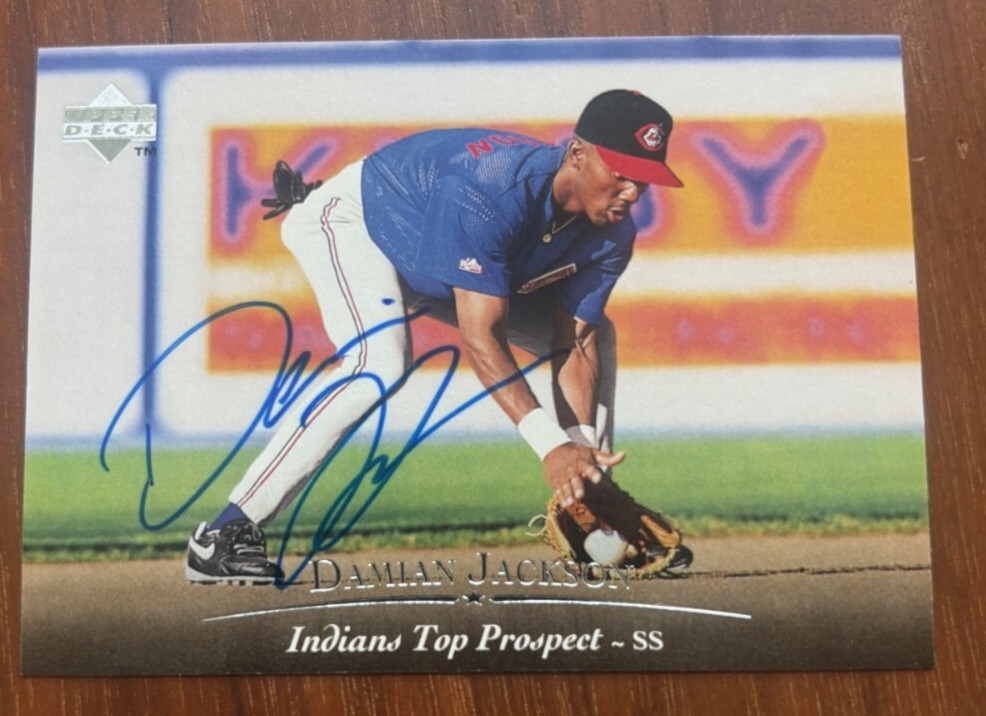 1995 Upper Deck Minor League #179 Damian Jackson signed autographed card