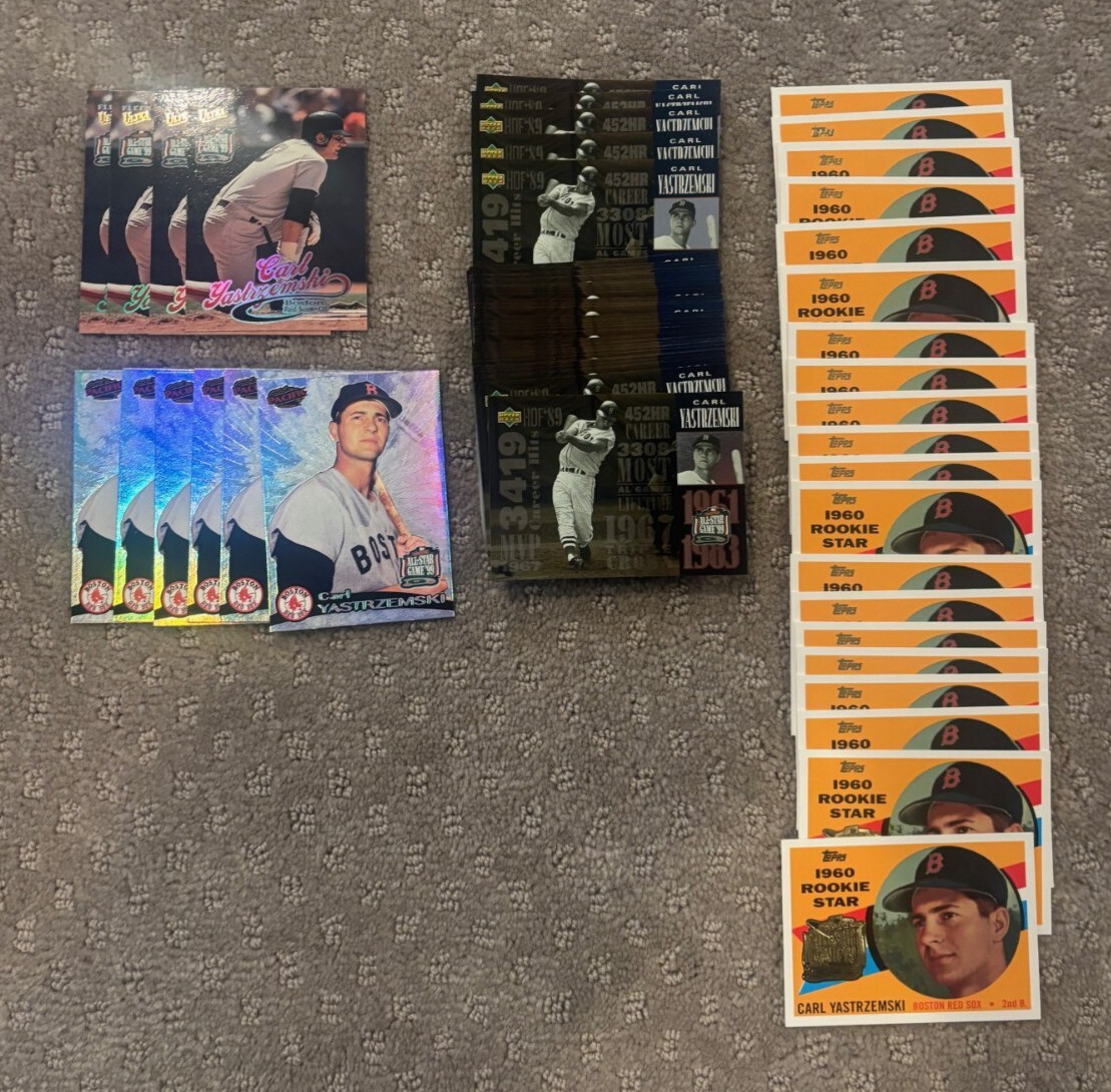 Carl Yastrzemski Boston Red Sox 1999 All-Star Fanfest Card Lot (76) Upper Deck