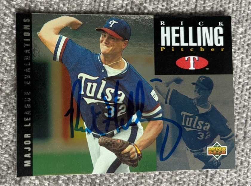 Rick Helling signed autographed 1994 Upper Deck Minor League #147 card Tulsa