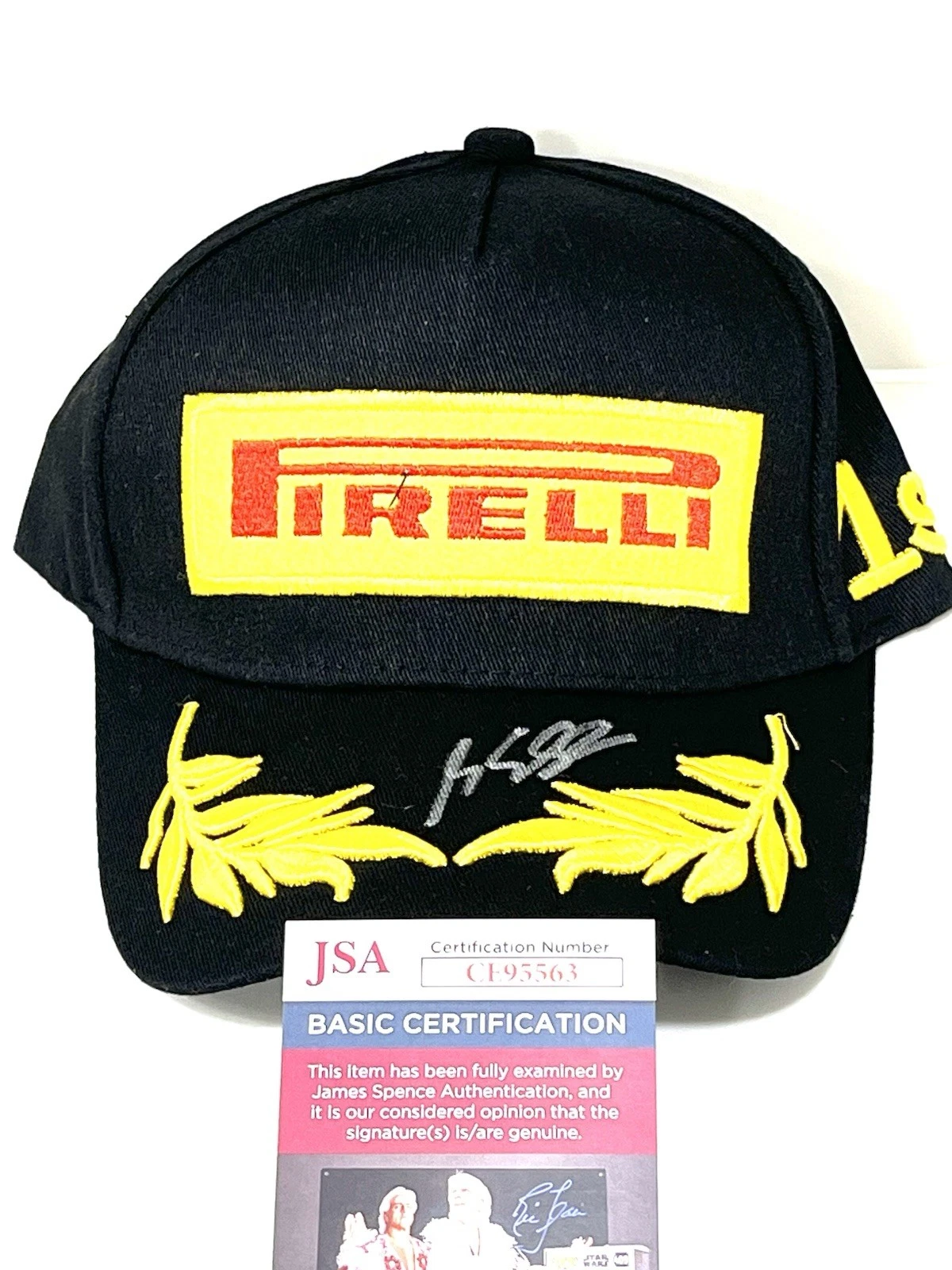 Mick Schumacher Hand Signed Pirelli Racing Hat JSA Cert #1