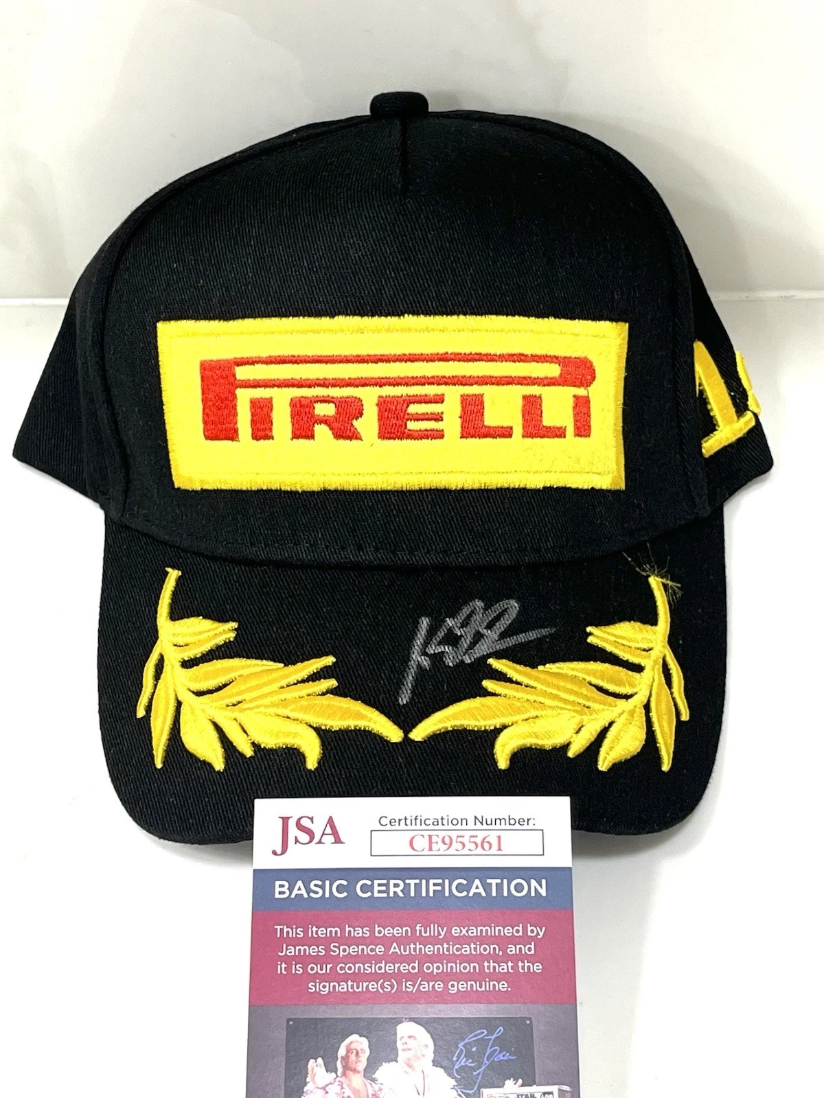 Mick Schumacher Hand Signed Pirelli Racing Hat JSA Cert #3