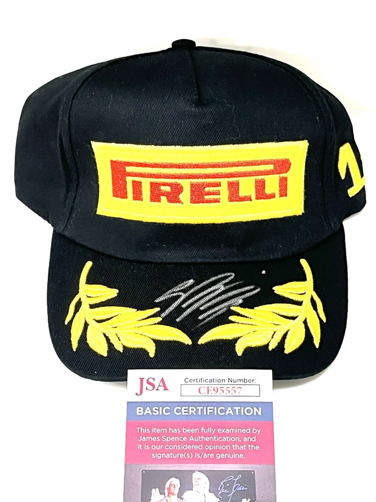 Gabriel Bortoleto Hand Signed Pirelli Racing Hat Brazil F1 Racer JSA Cert #2