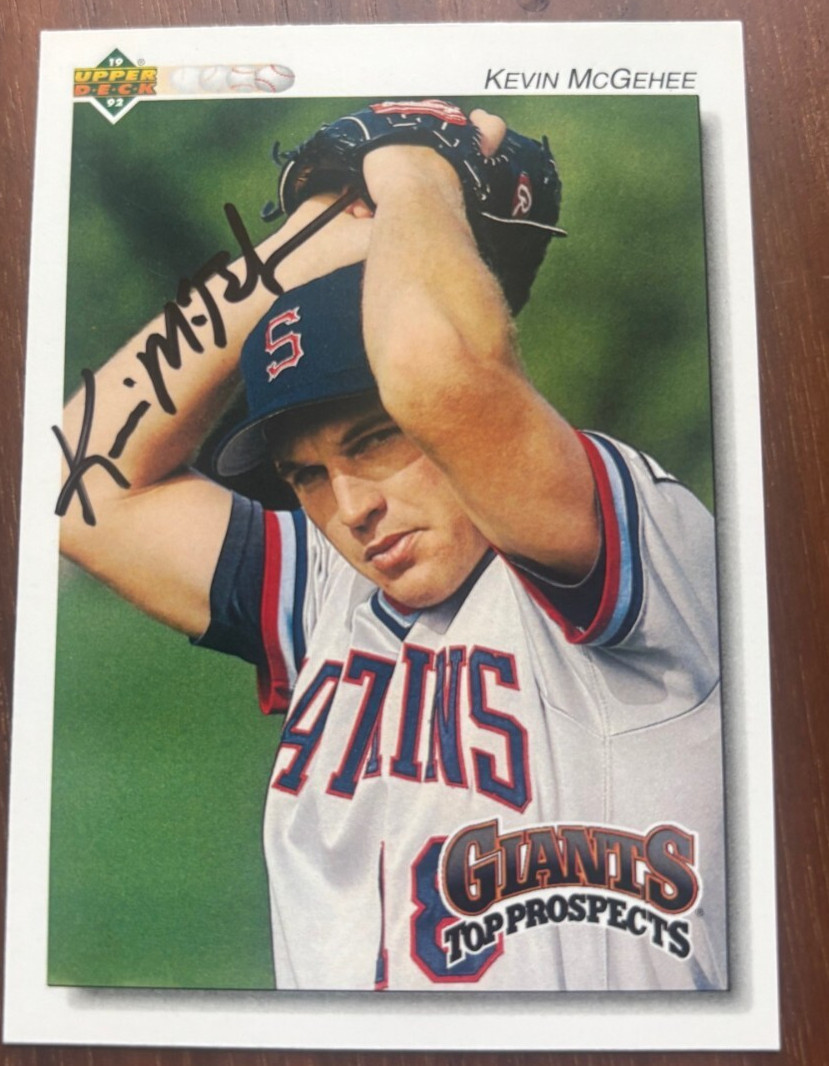 1992 Upper Deck Minors Kevin McGehee #227 Signed Autographed Card