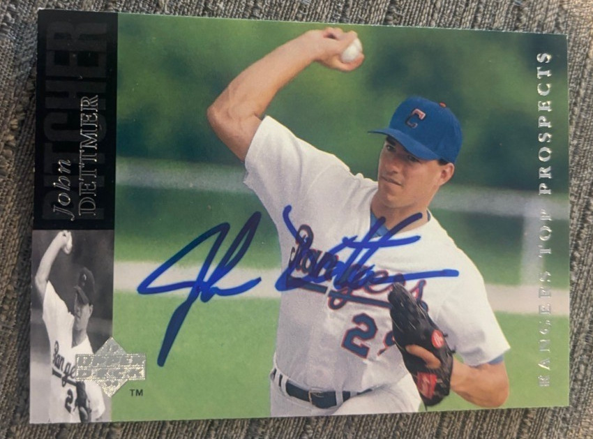 1994 Upper Deck Minors Baseball Card #235 John Dettmer signed autographed card
