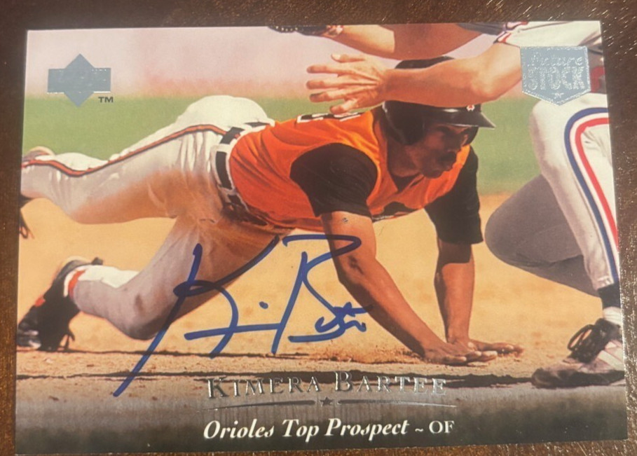 1995 Upper Deck Minor League Future Stock Kimera Bartee signed autographed card