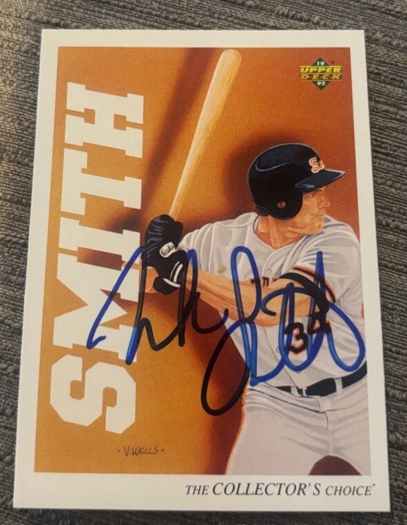 1992 Upper Deck Minor League Mark Smith #281 signed autographed card Orioles