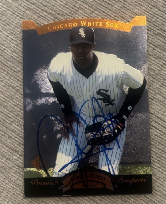 1995 Upper Deck SP Premier Prospects signed autographed Jimmy Hurst Card #12