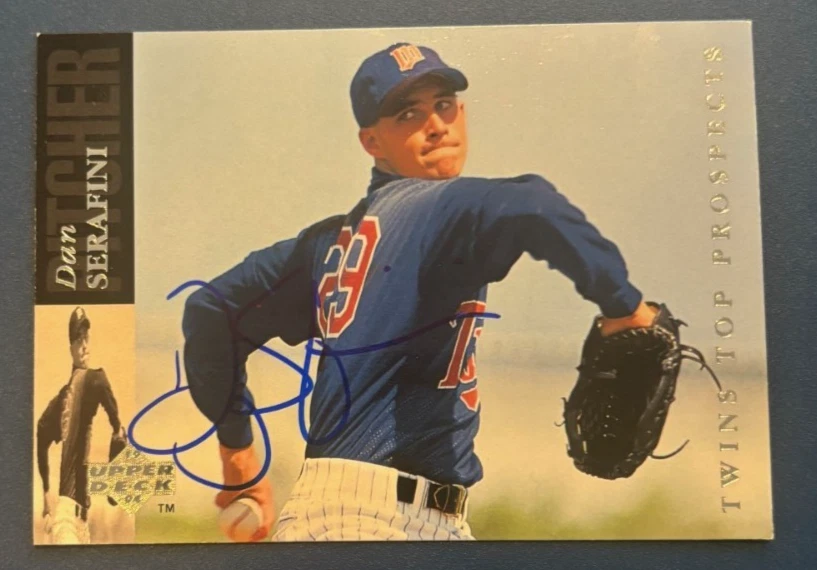 1994 DAN SERAFINI Upper Deck Minor League Signed RC Rookie Card autographed AUTO