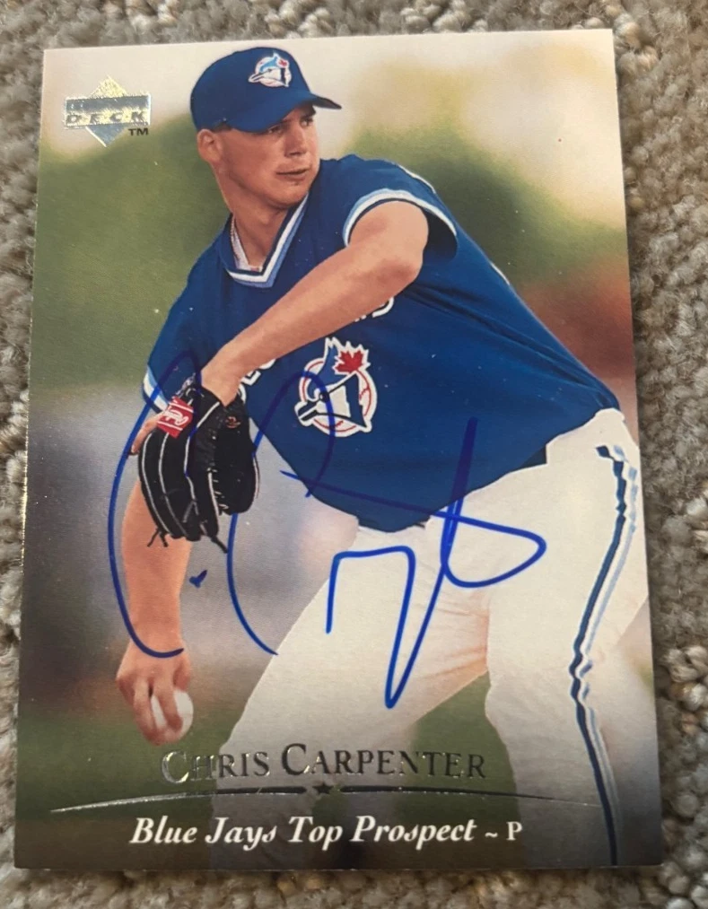 1995 Upper Deck Minor League #133 Chris Carpenter signed autographed card