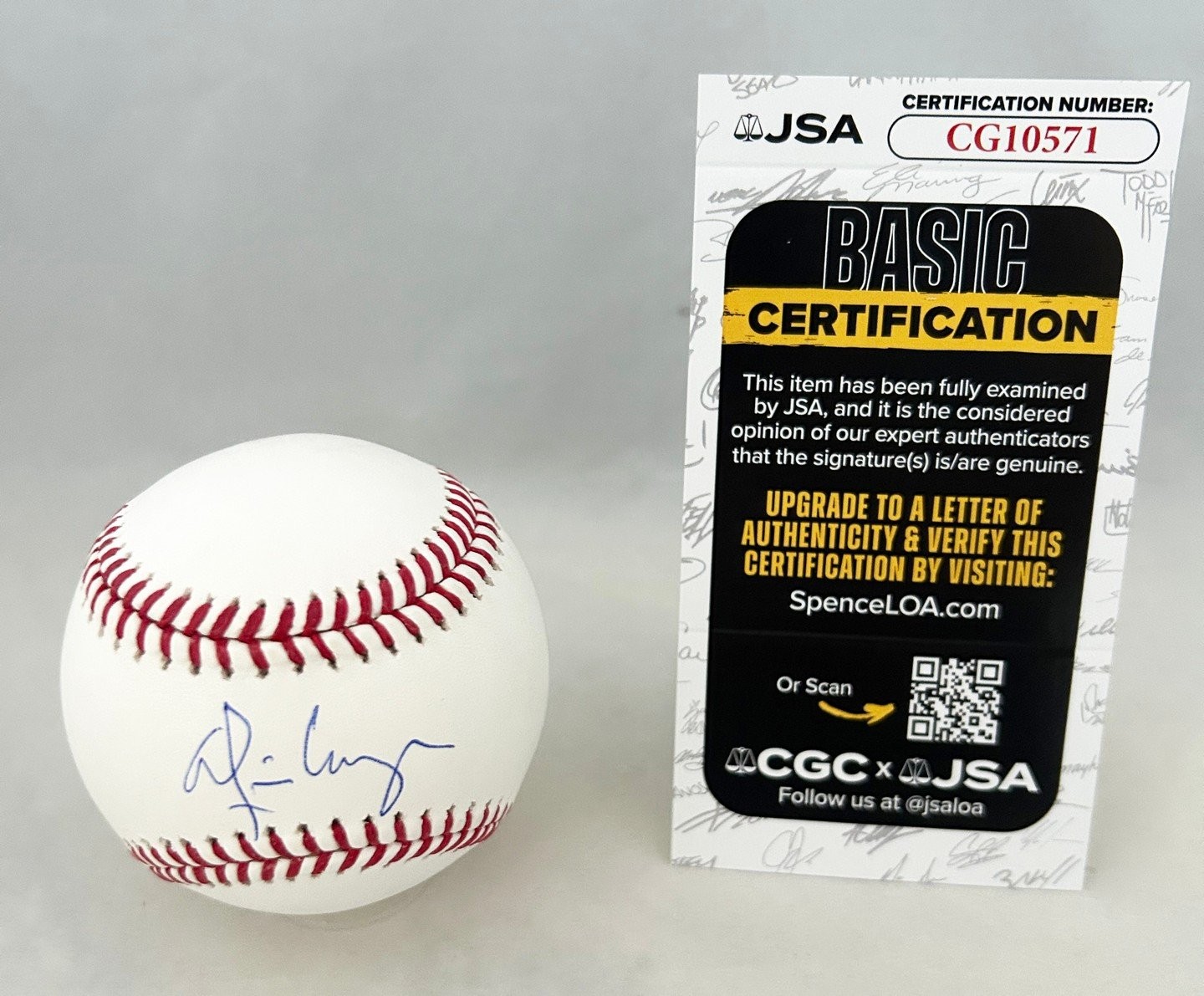 Alice Cooper Signed Baseball JSA COA