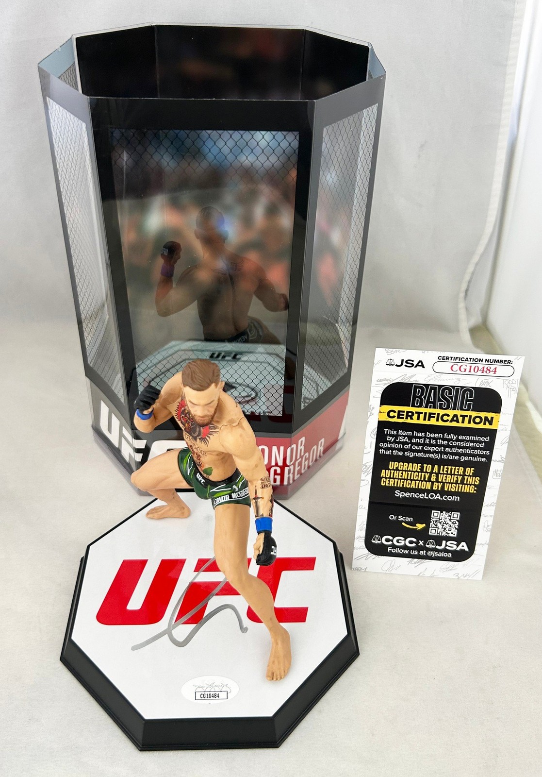 Conor McGregor Signed Action Figure UFC MMA JSA COA