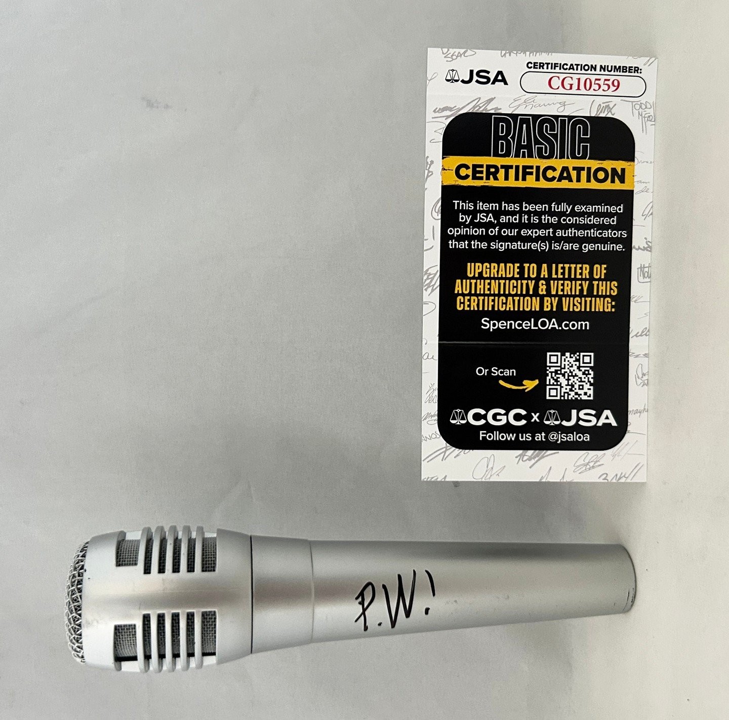 Pharrell Williams Signed Microphone JSA 1 COA