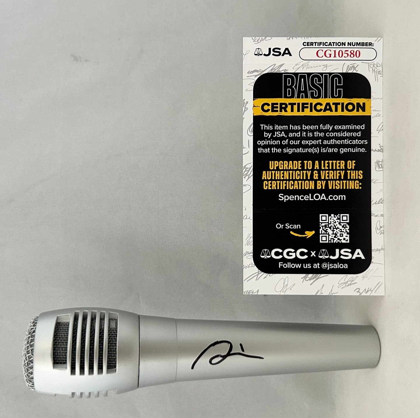 Rivers Cuomo Signed Microphone Weezer JSA COA