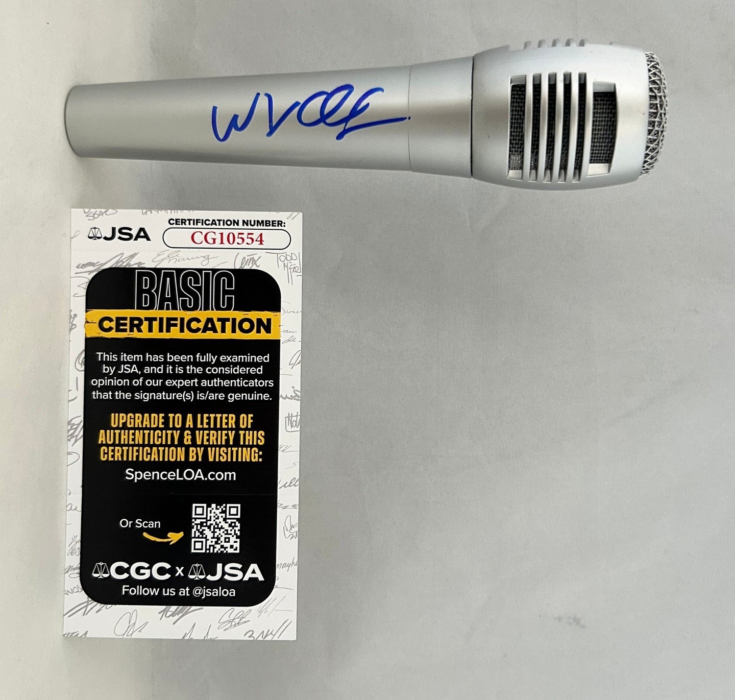 Wyclef Jean Signed Microphone Fugees JSA COA