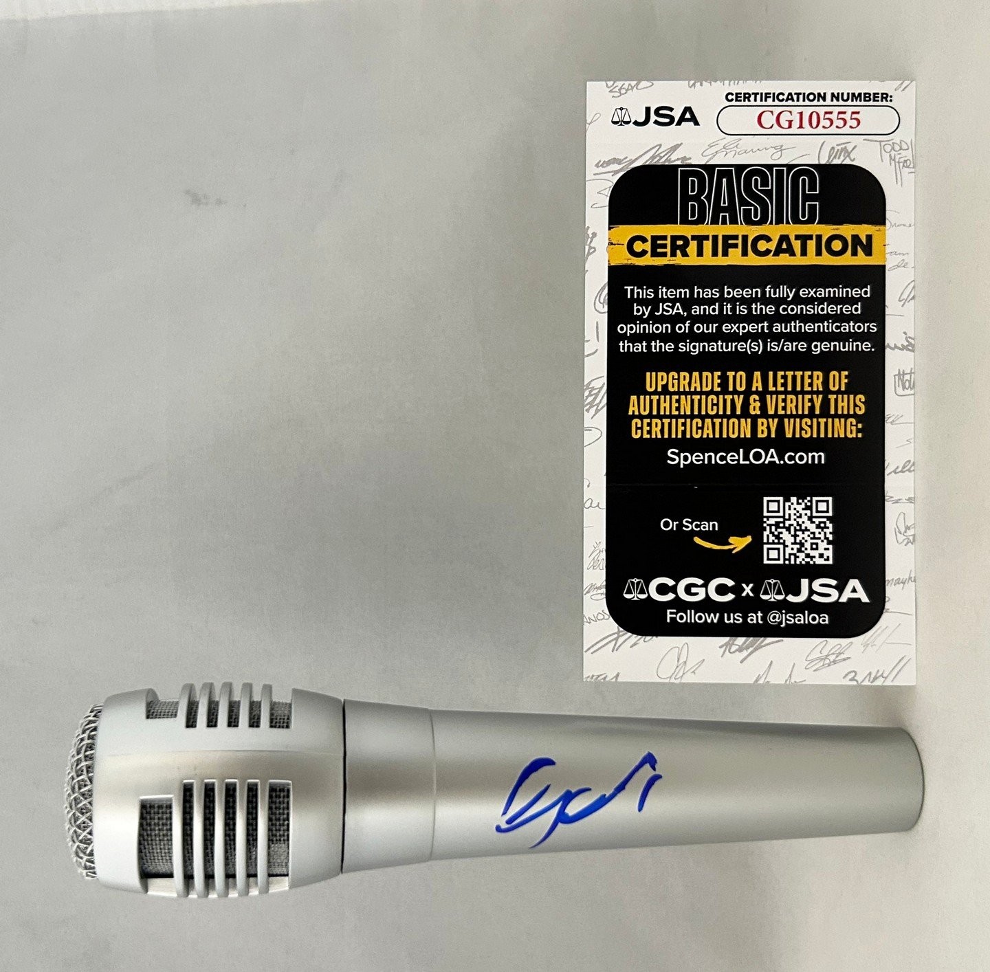 Geri Halliwell Signed Microphone Ginger Spice Girls JSA 1 COA