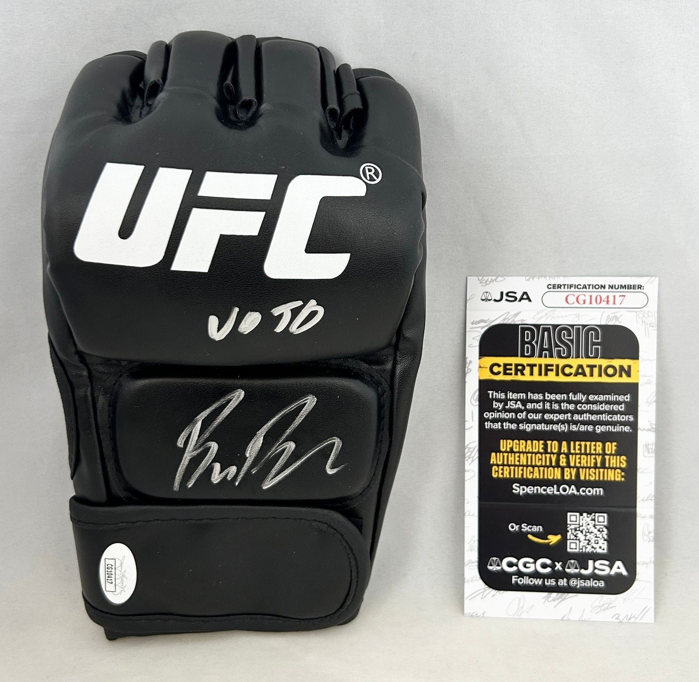 Bruce Buffer Signed UFC Glove JSA 1 COA