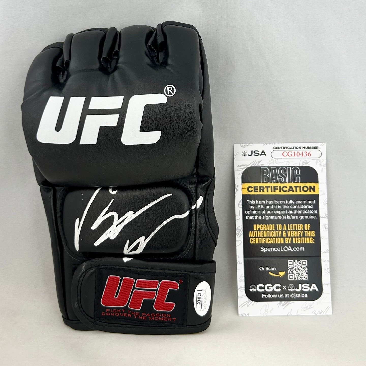 Dustin Poirier Signed UFC Glove JSA COA