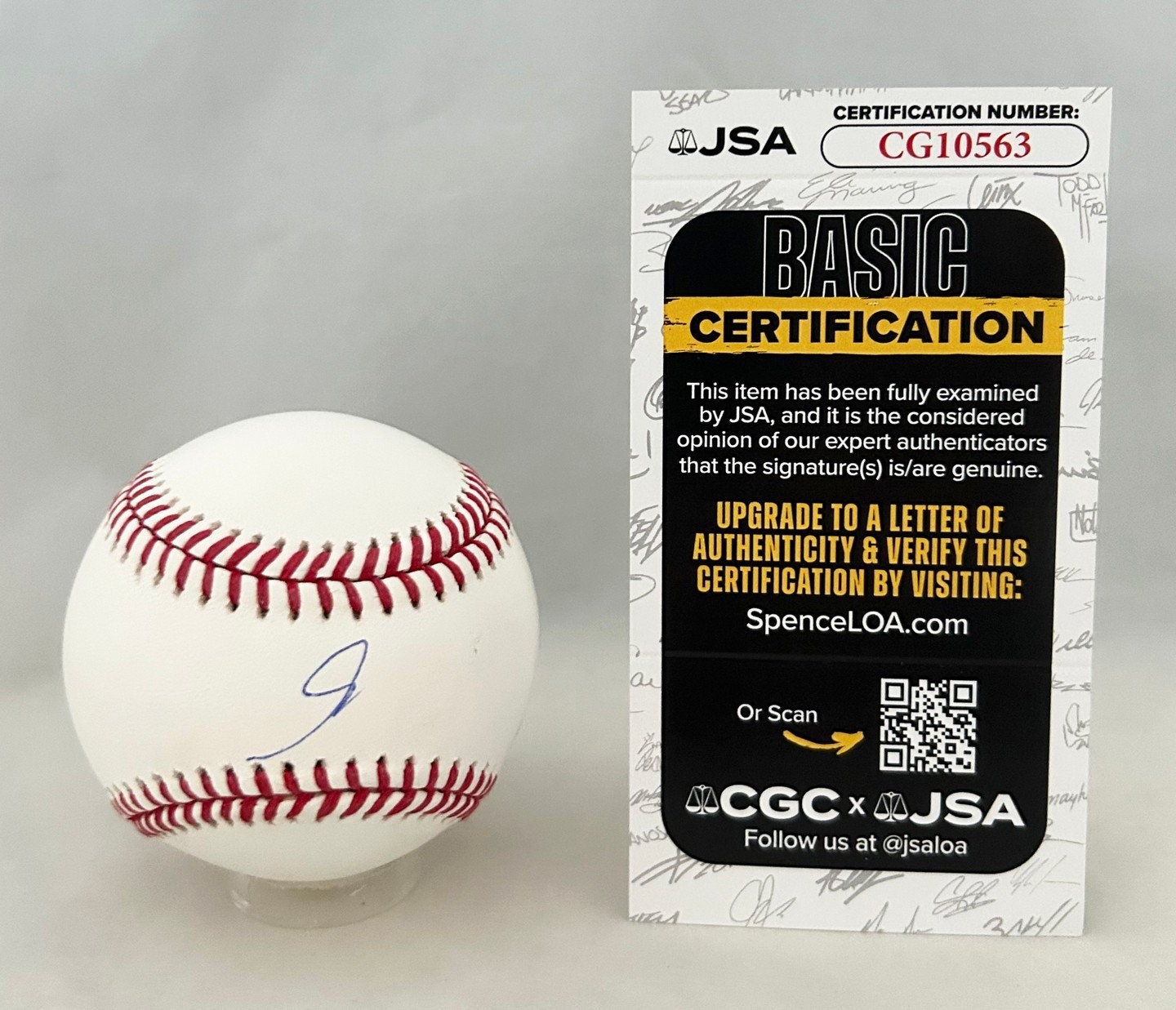 Shota Imanaga Signed Authentic MLB Baseball Chicago Cubs JSA COA