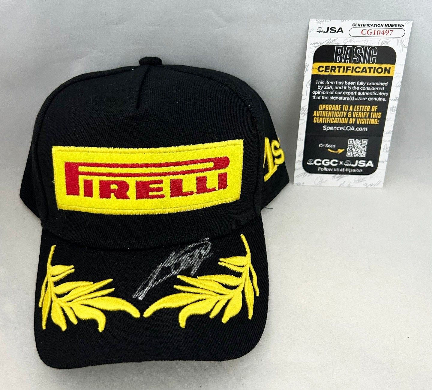 Maya Weug Signed Hat Ferrari Pirelli F1 Academy JSA 1 COA
