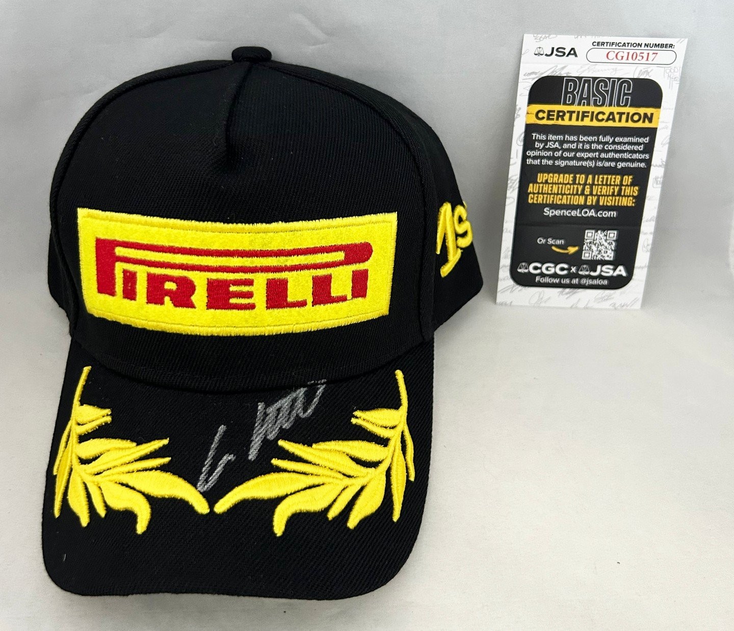 Guenther Steiner Signed Hat Haas Pirelli F1 Formula 1 JSA COA