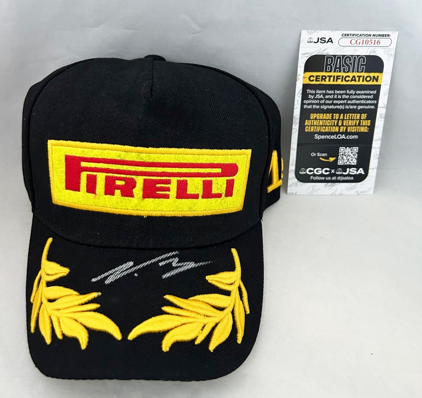 Valtteri Bottas Signed Hat Mercedes Pirelli F1 Formula 1 JSA COA
