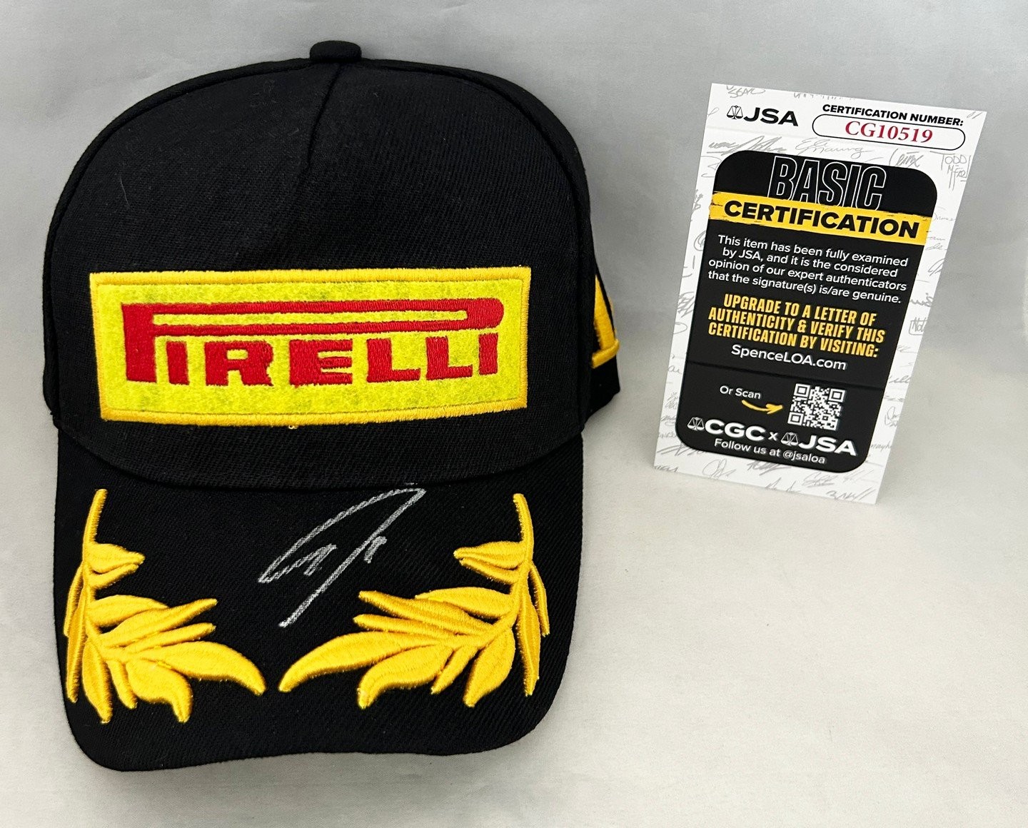 Nico Hulkenberg Signed Hat Stake Pirelli F1 Formula 1 JSA COA