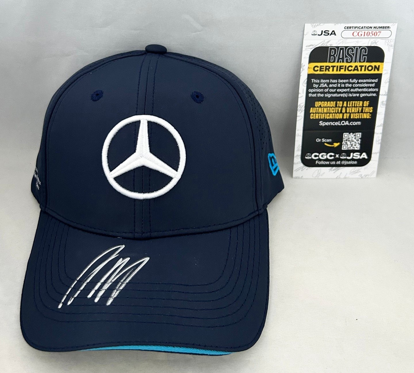 Andrea Kimi Antonelli Signed Hat Mercedes F1 Formula 1 JSA 3 COA