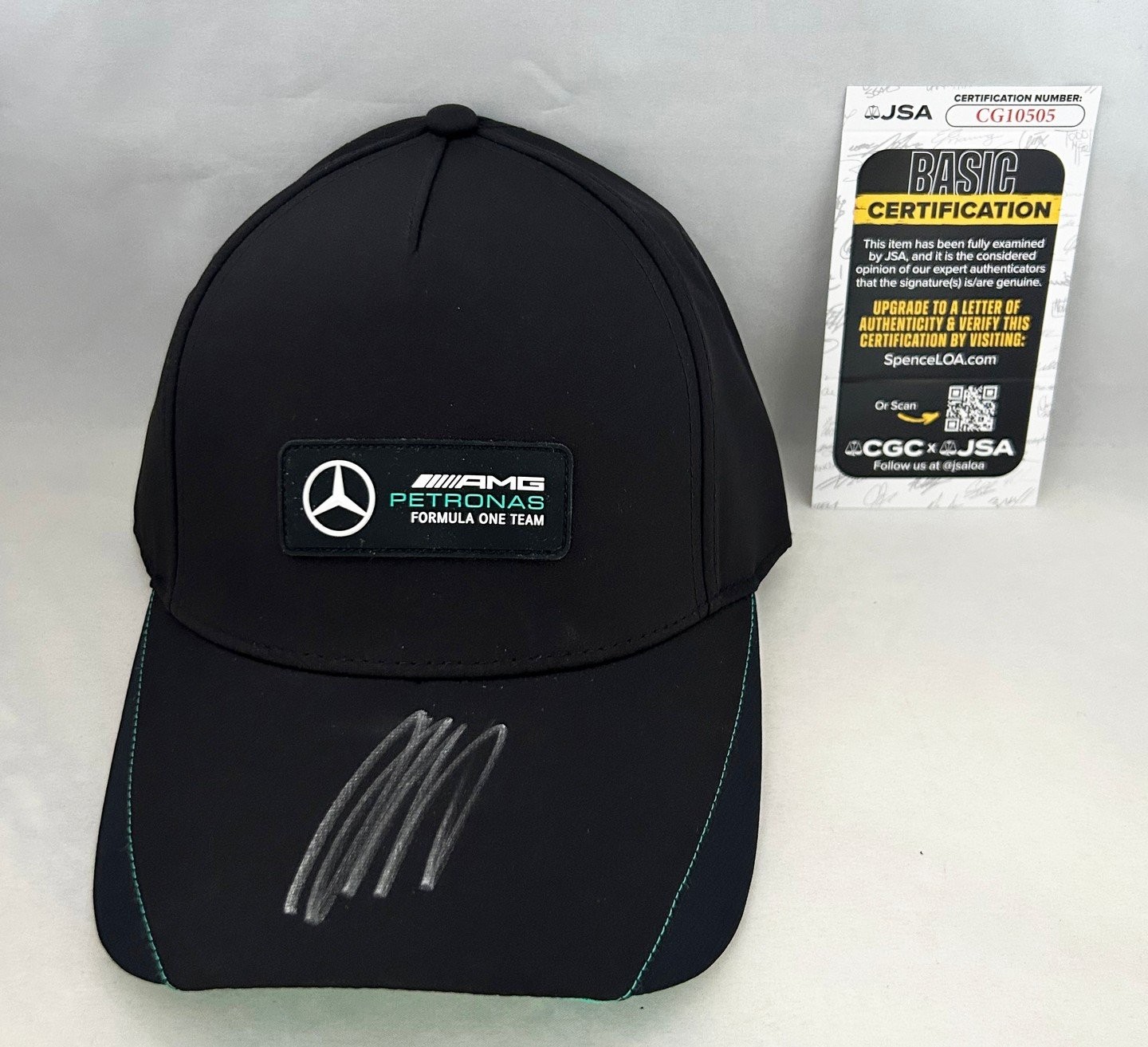 Andrea Kimi Antonelli Signed Hat Mercedes F1 Formula 1 JSA 1 COA