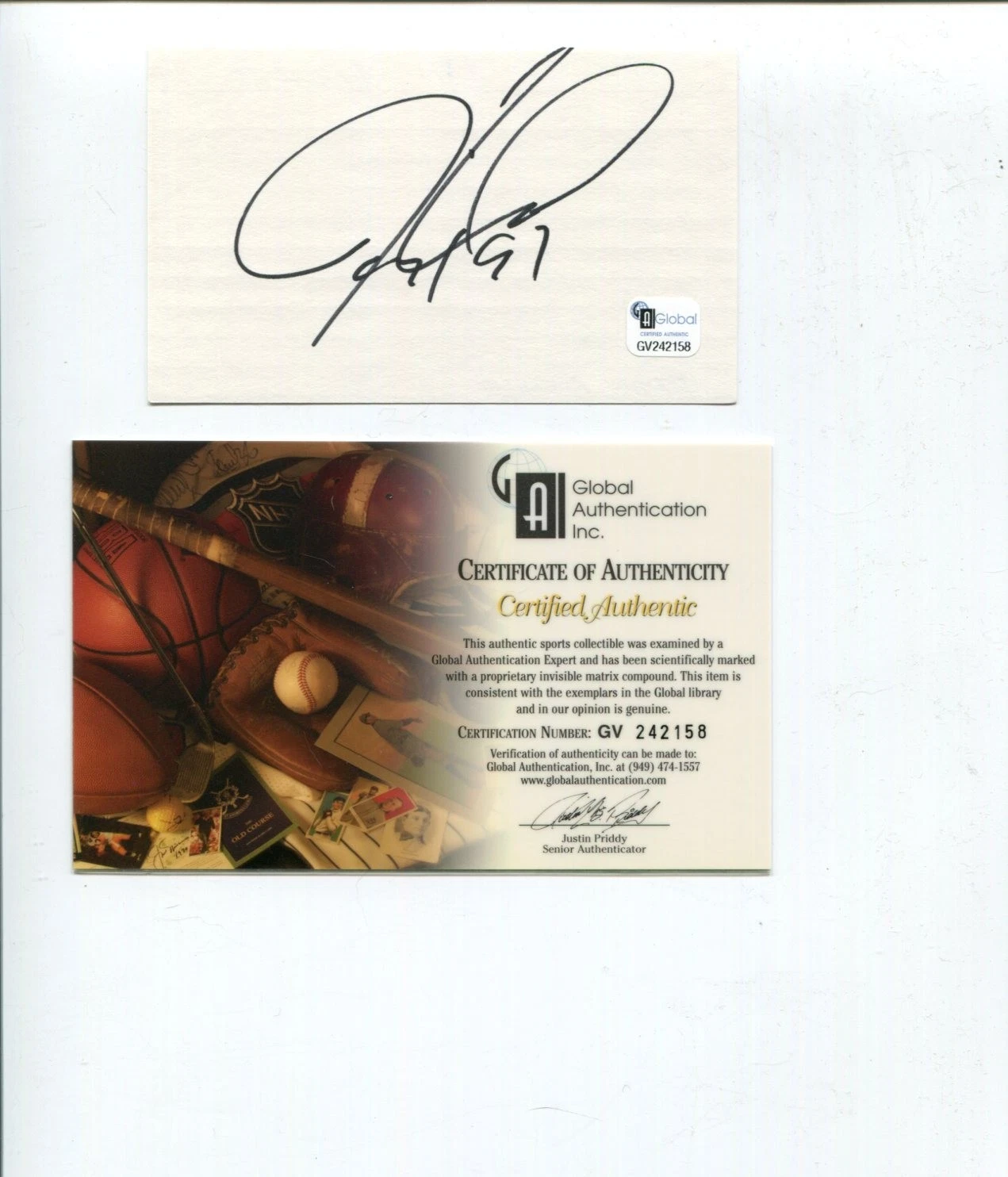 Jeremy Roenick Phoenix Coyotes Chicago Blackhawks Olympic Signed Autograph COA