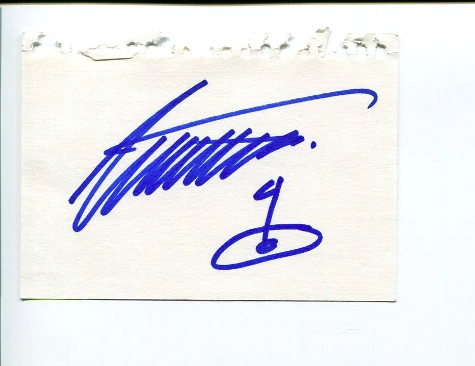 Graeme Baxter Famous PGA Golf Artist Signed Autograph Sketch