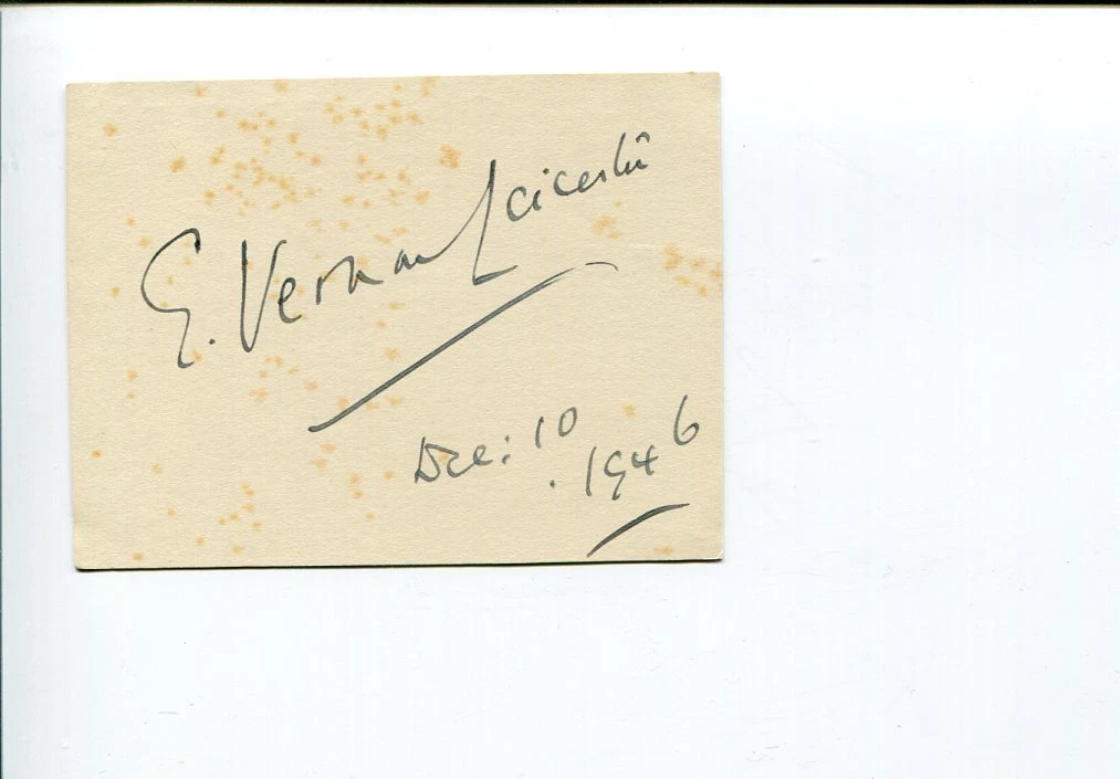 Guy Vernon Smith Bishop Of Leicester Willesden Clergy Signed Autograph