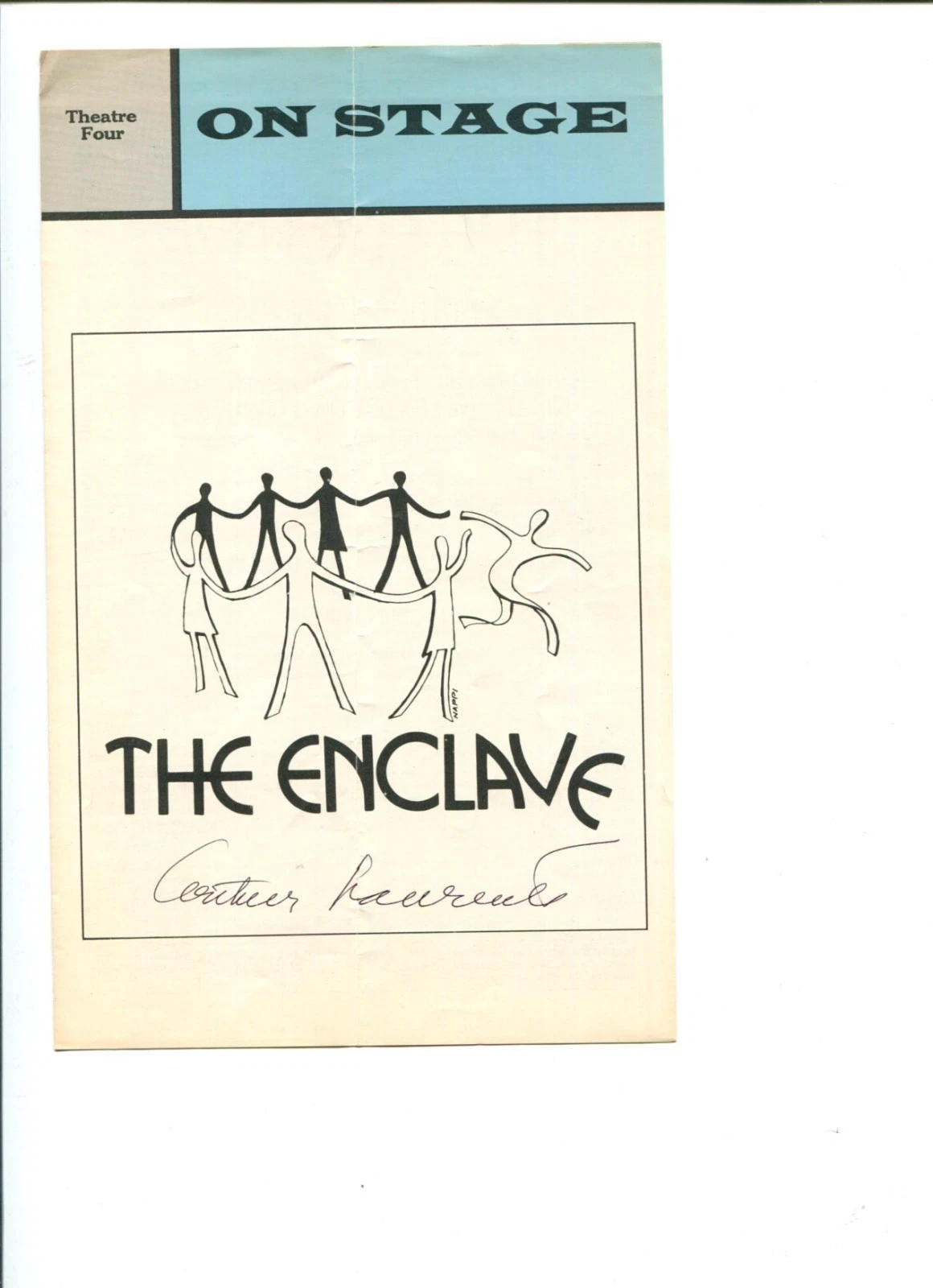 Arthur Laurents The Enclave Broadway Play Rare Signed Autograph Playbill