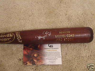 Bryan Price Arizona Diamondbacks Cincinnati Reds Coach Signed Autograph Bat