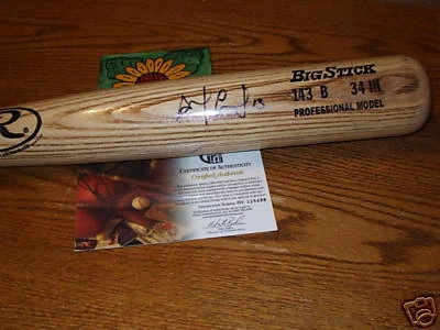 Alberto Callaspo Arizona Diamondbacks Anaheim Angels Signed Autograph Bat