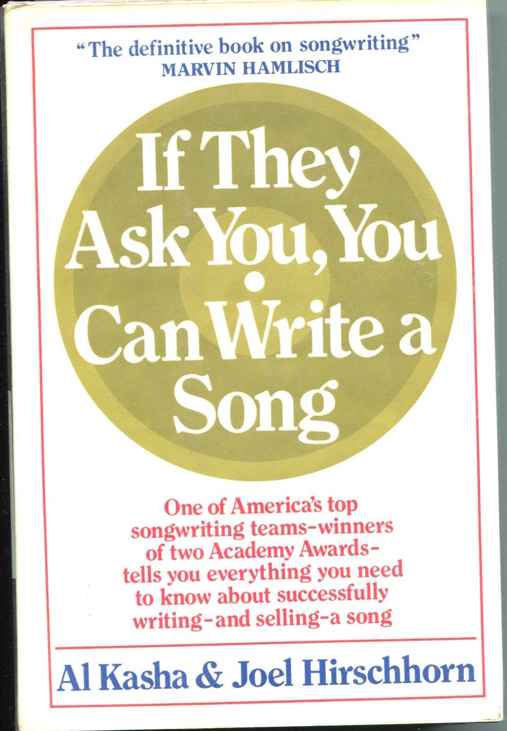 Al Kasha Joel Hirschhorn Oscar Winner Composer Signed Autograph 1st Edition Book