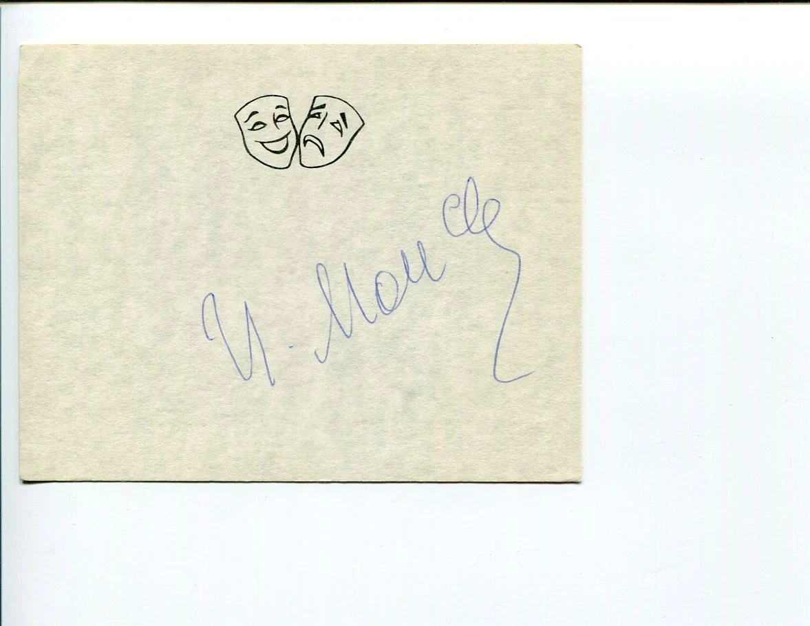 Igor Moiseyev Bolshoi Ballet Choreographer Character Dance Signed Autograph