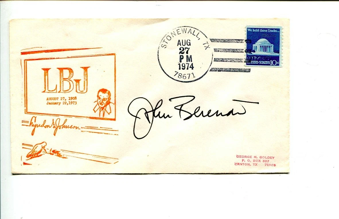 John Berendt Midnight In The Garden of Good And Evil Author Signed Autograph FDC