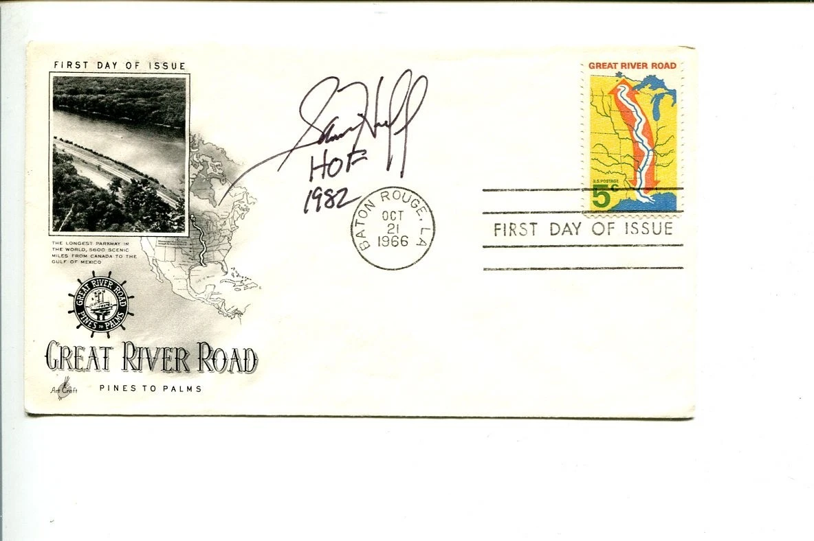 Sam Huff New York Giants Washington Redskins HOF WVU Signed Autograph FDC