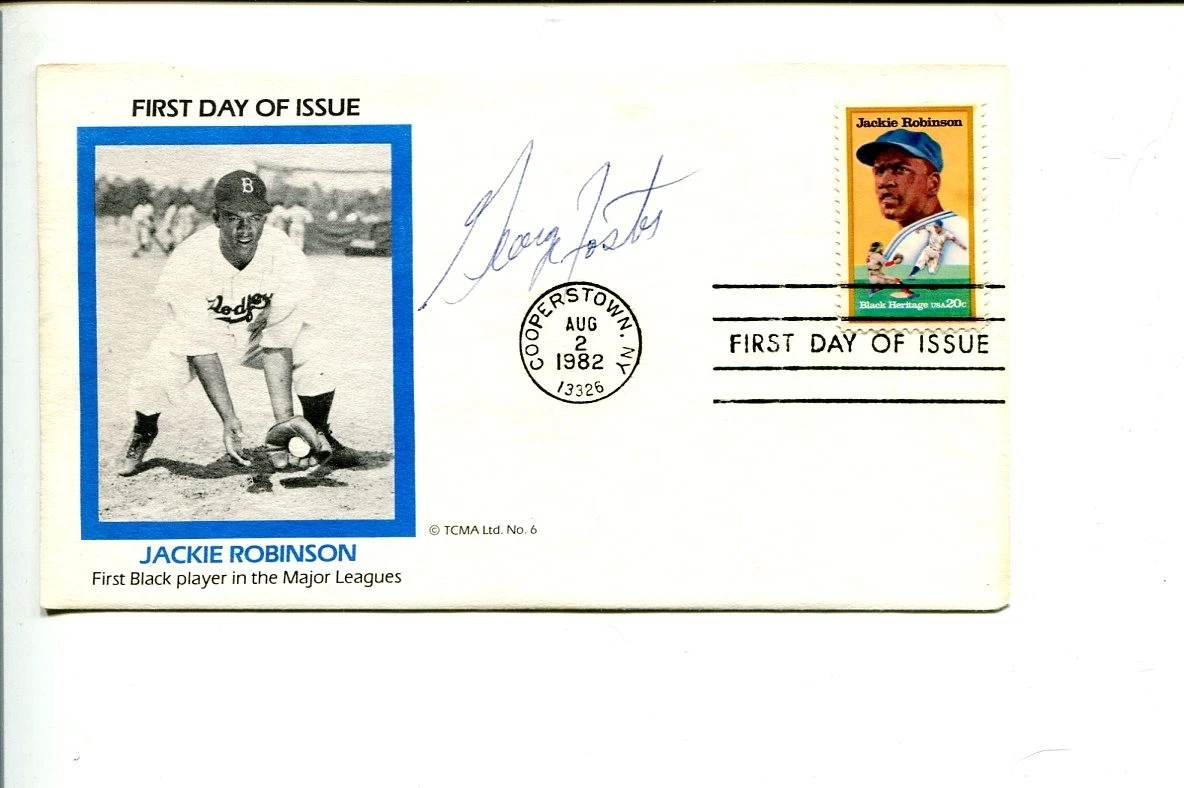 George Foster Cincinnati Reds New York Mets 2x World Series Signed Autograph FDC