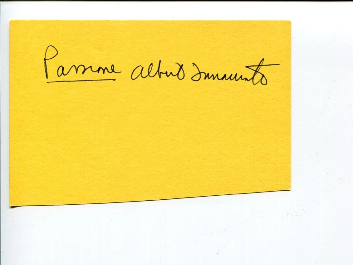 Albert Innaurato Author Playwright & Theatre Theater Director Signed Autograph