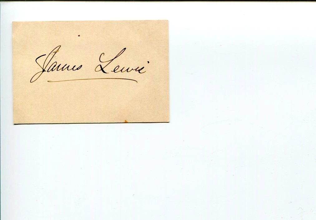 John Travers Lewis 1st Bishop Ontario Metropolitan of Canada Signed Autograph