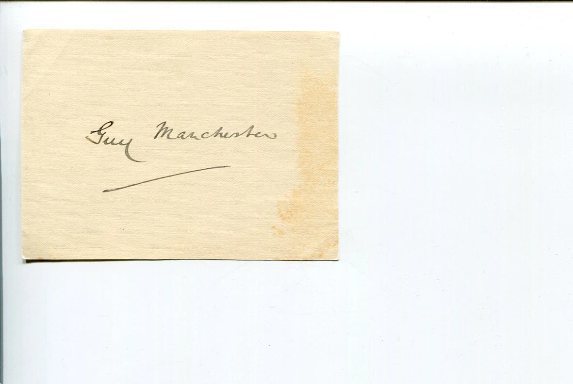 Guy Warman Bishop of Manchester Truro Chelmsford Clergy Signed Autograph